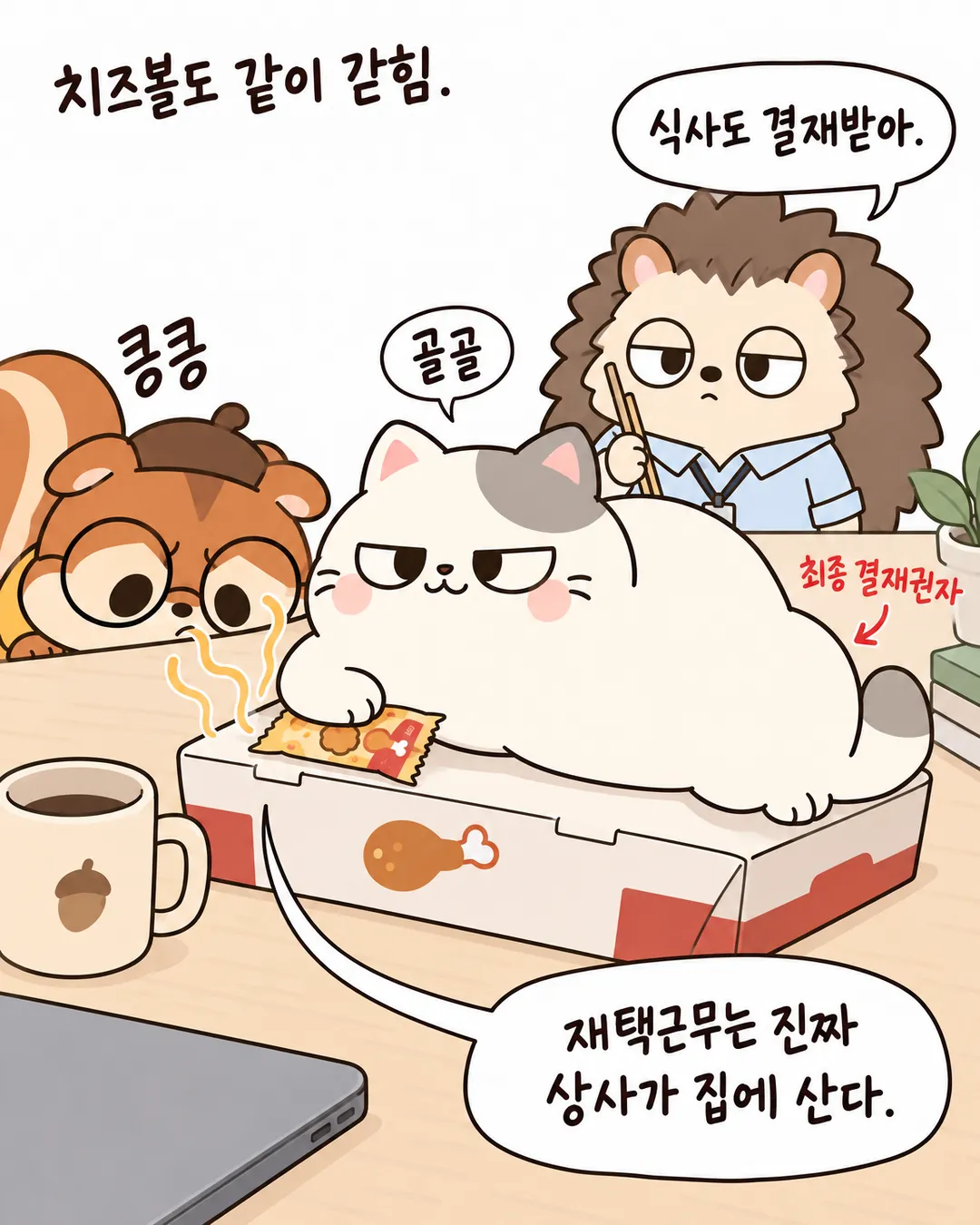 퇴근은 고양이 결재부터 5